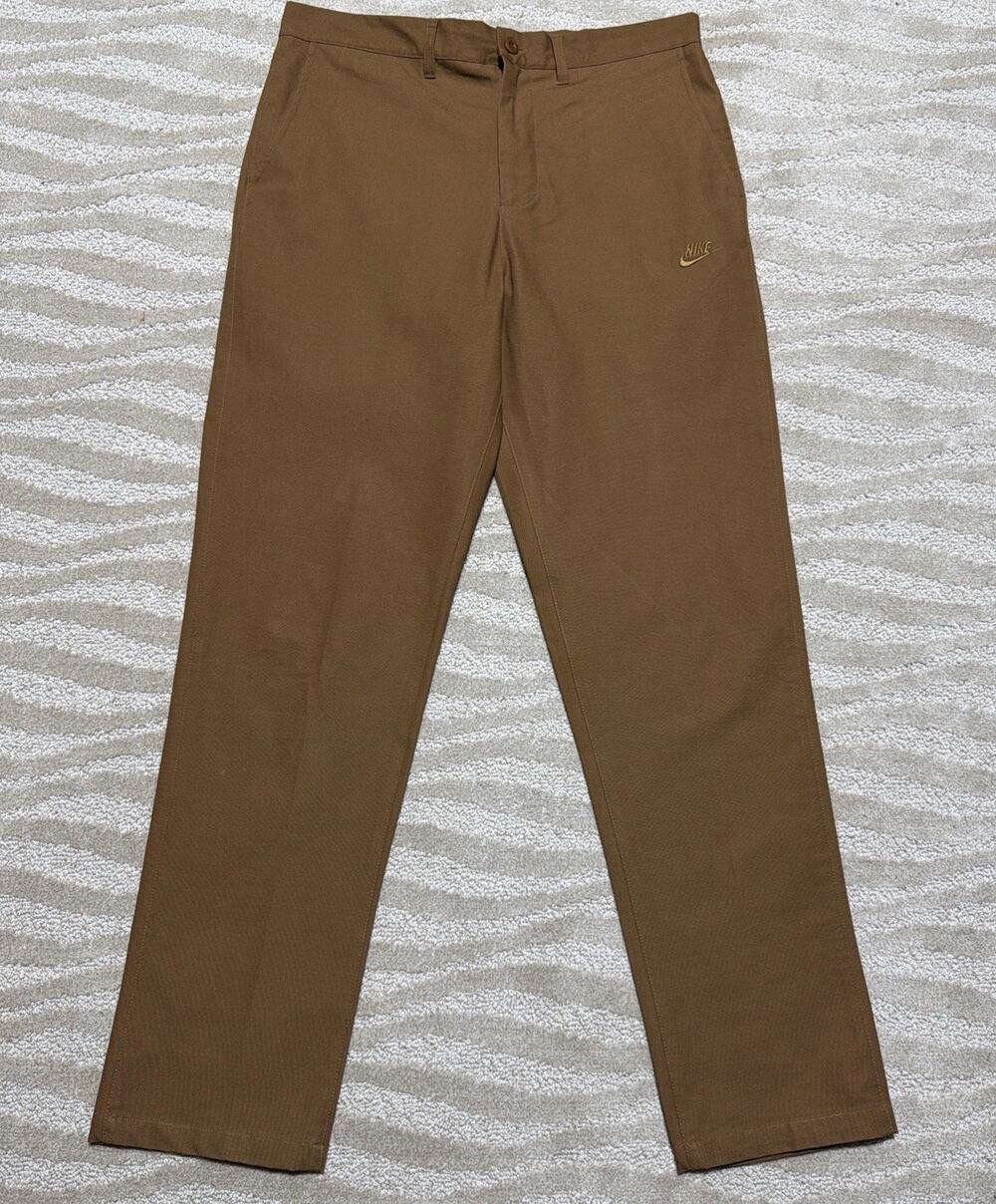 Nike Men's Size 32x32 Club Chino Pants British Tan FZ5770-281